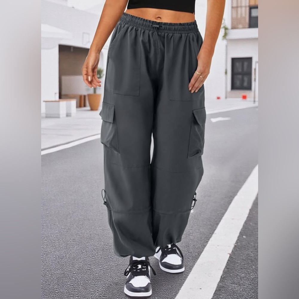 Dark Gray Cargo Pants
